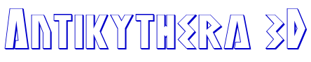 Antikythera 3D लिपि